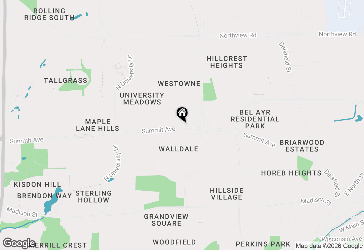 Map of 2000 Summit Ave, Waukesha, WI 53188