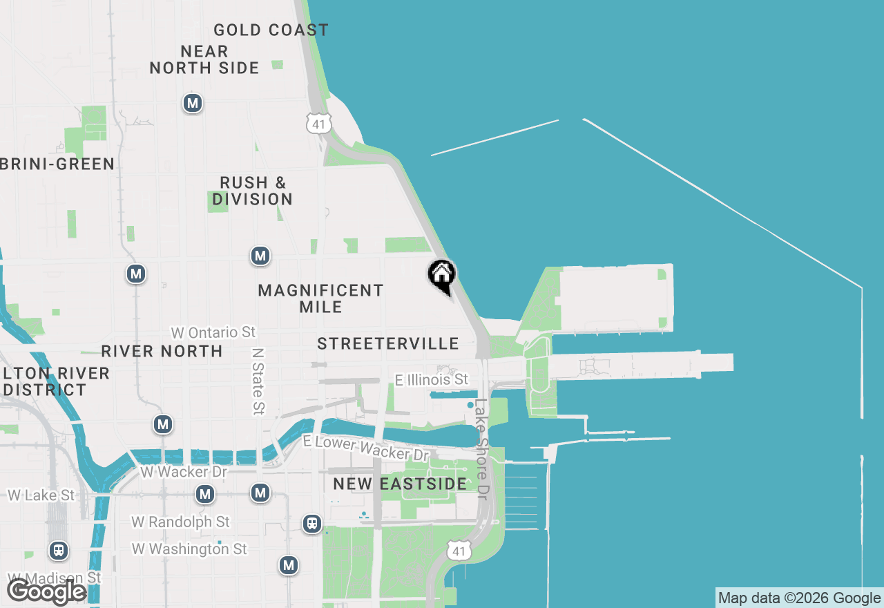 Map of 680 N Lake Shore Drive #221, Chicago, IL 60611
