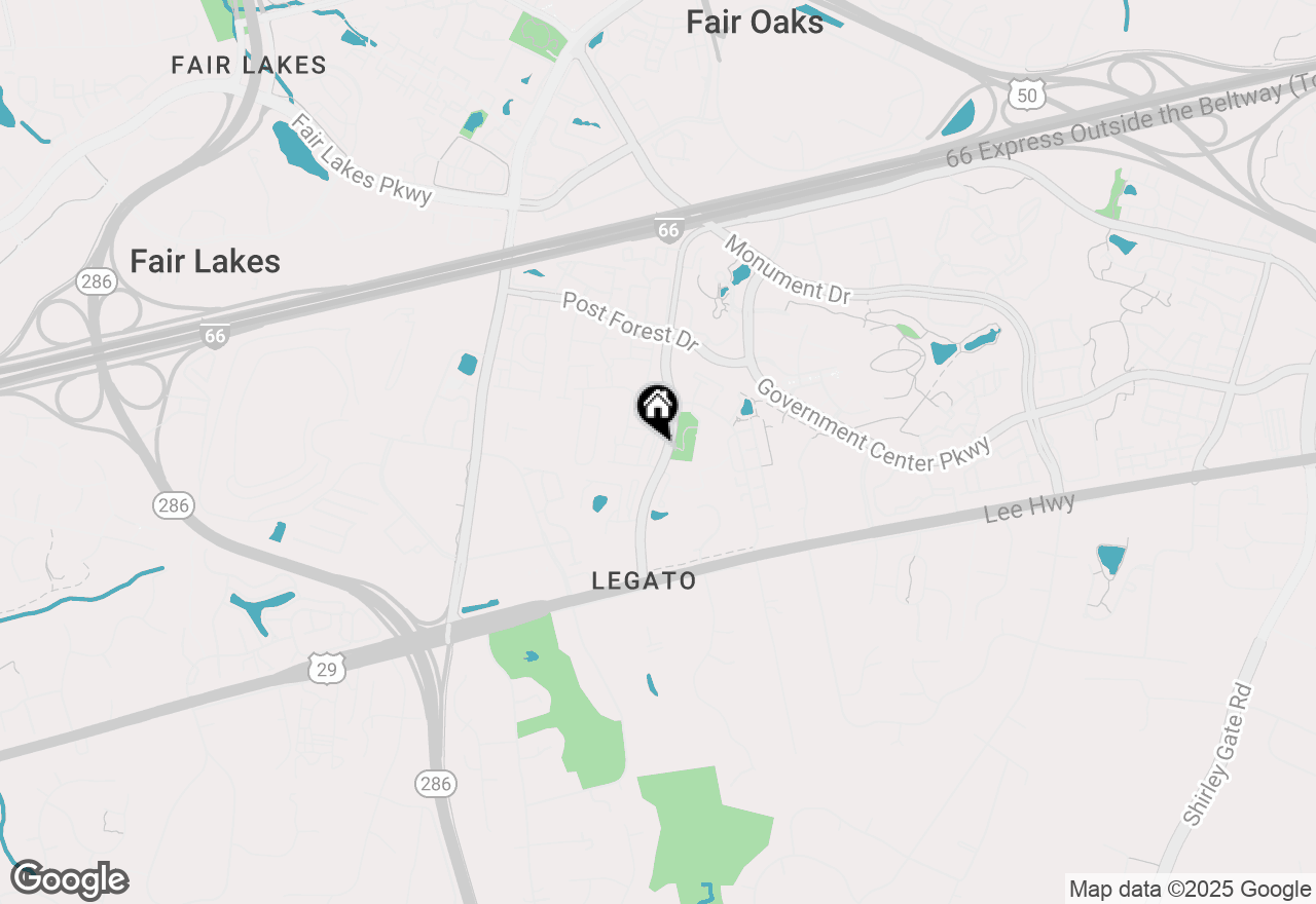 Map of 4579 Whittemore Place #1242, Fairfax, VA 22030