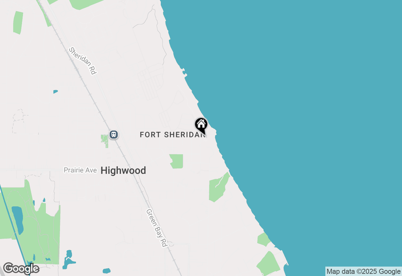 Map of 2789 Oak Street, Highland Park, IL 60035