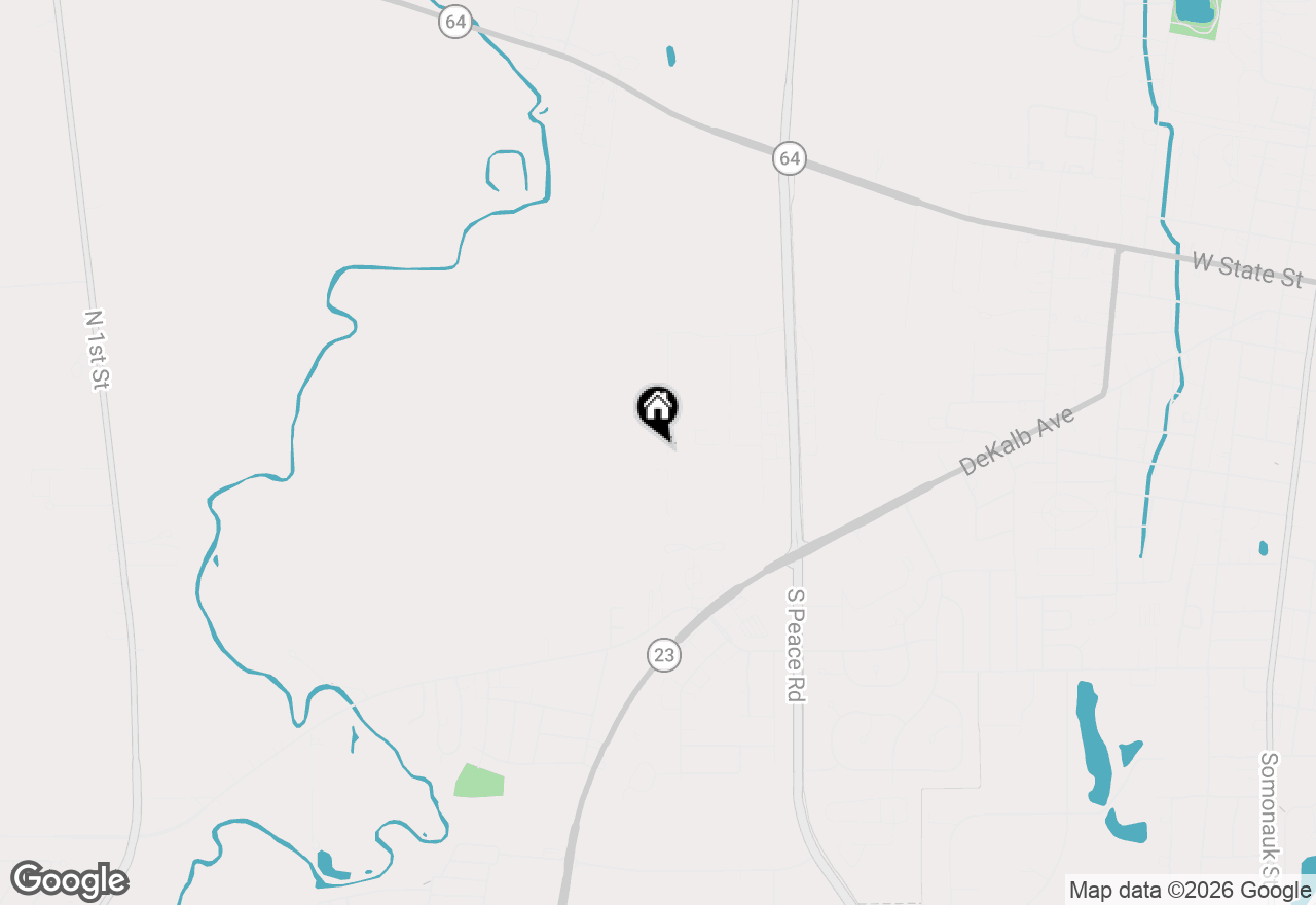 Map of 623 Anjali Court #R, Sycamore, IL 60178