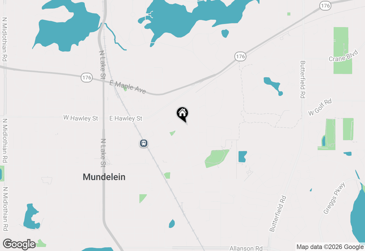 Map of 316 Dalton Avenue, Mundelein, IL 60060