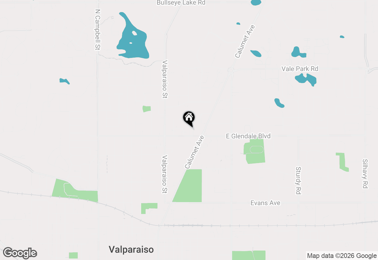 Map of 1933 W Woodglen Circle, Valparaiso, IN 46383