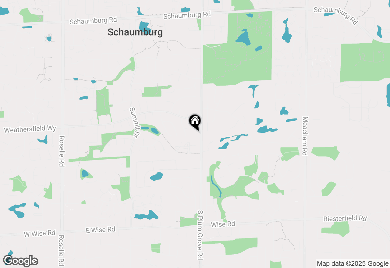 Map of 722 Merlin Drive, Schaumburg, IL 60193