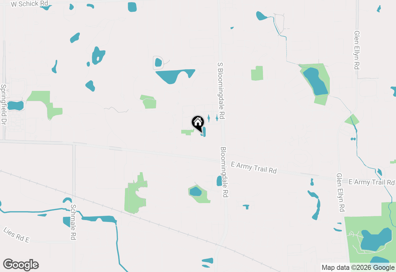 Map of 2208 Lake Ridge Drive #2208, Glendale Heights, IL 60139