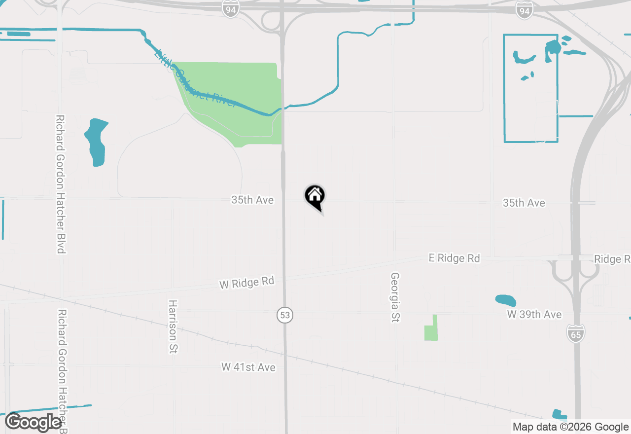 Map of 3553 Connecticut Street, Gary, IN 46409