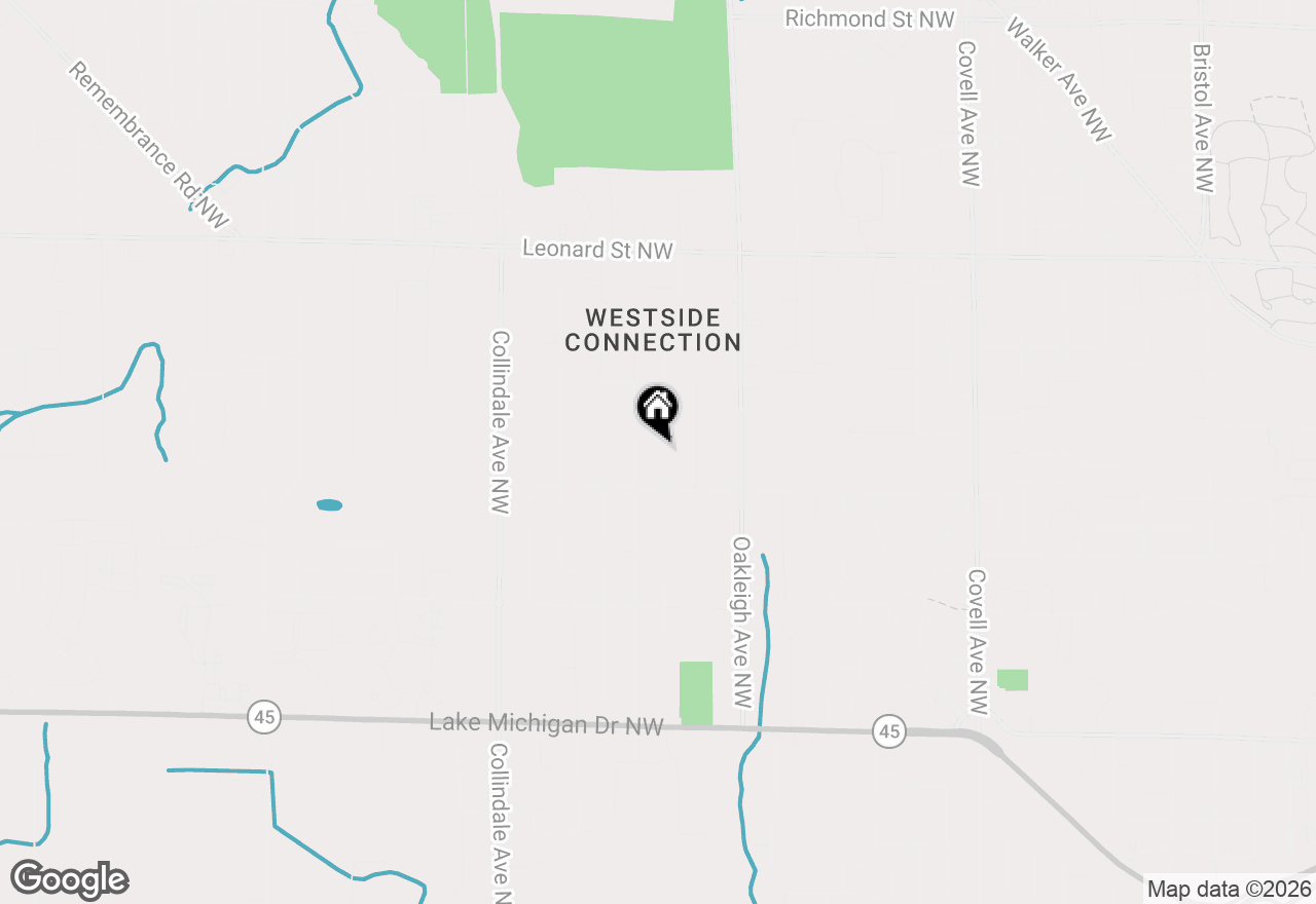Map of 843 Fairfield Avenue Nw, Grand Rapids, MI 49504