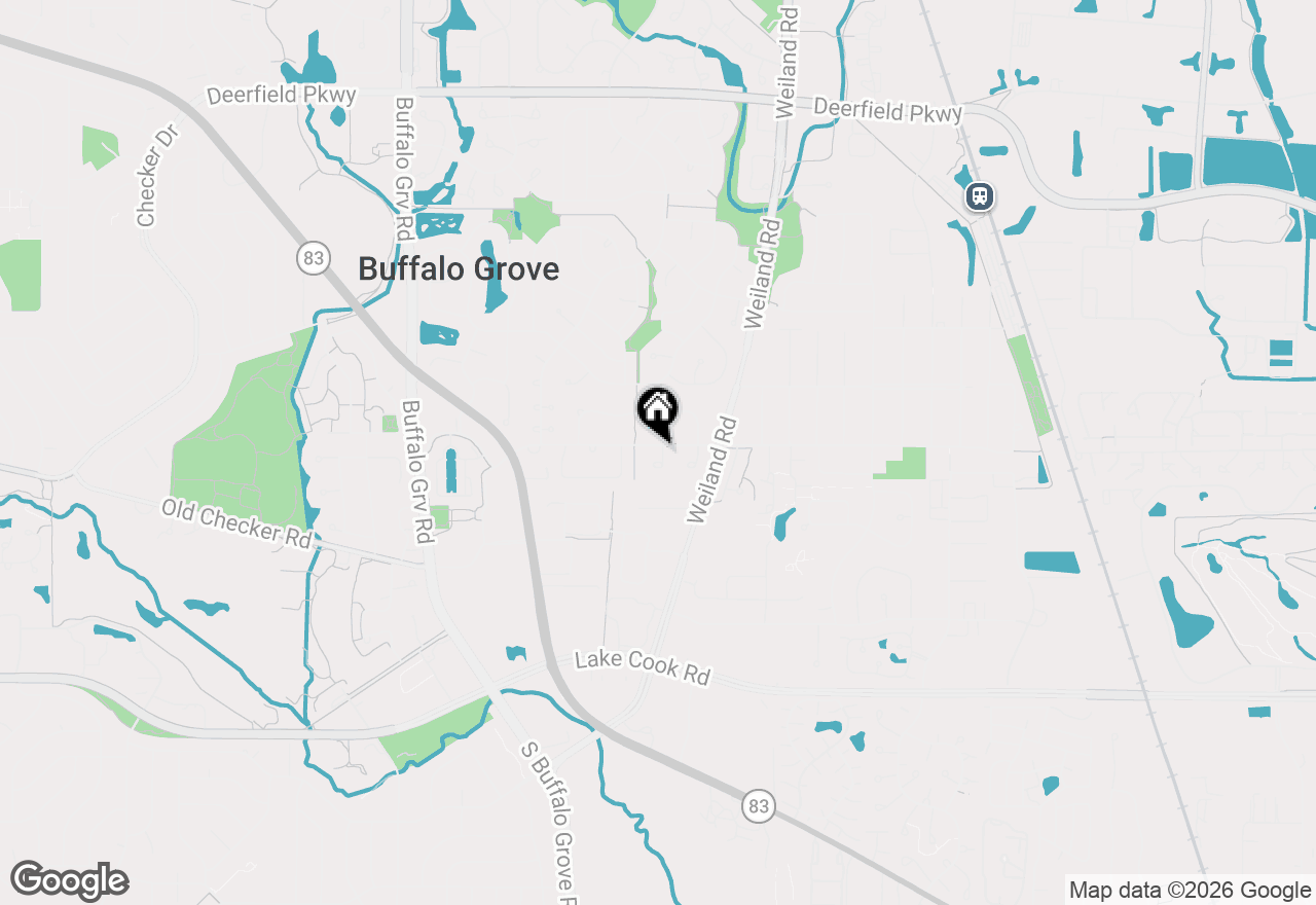 Map of (Address confidential), Buffalo Grove, Illinois 60089