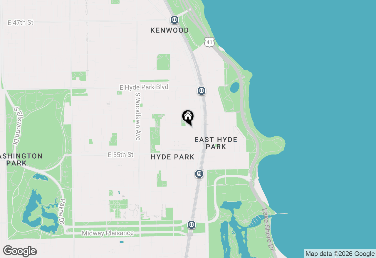 Map of 5406 S Harper Avenue #303, Chicago, IL 60615