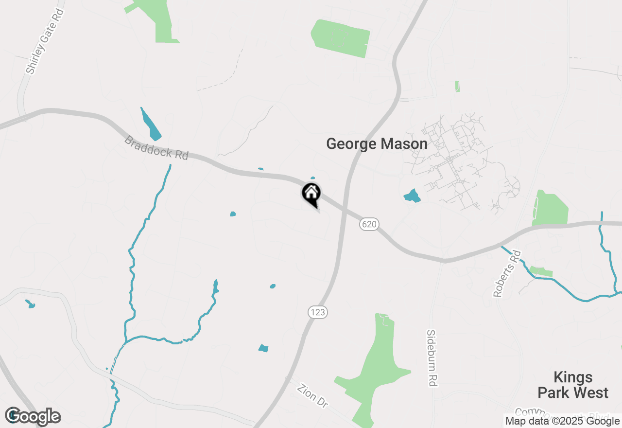 Map of 4885 Oakcrest Drive, Fairfax, VA 22030