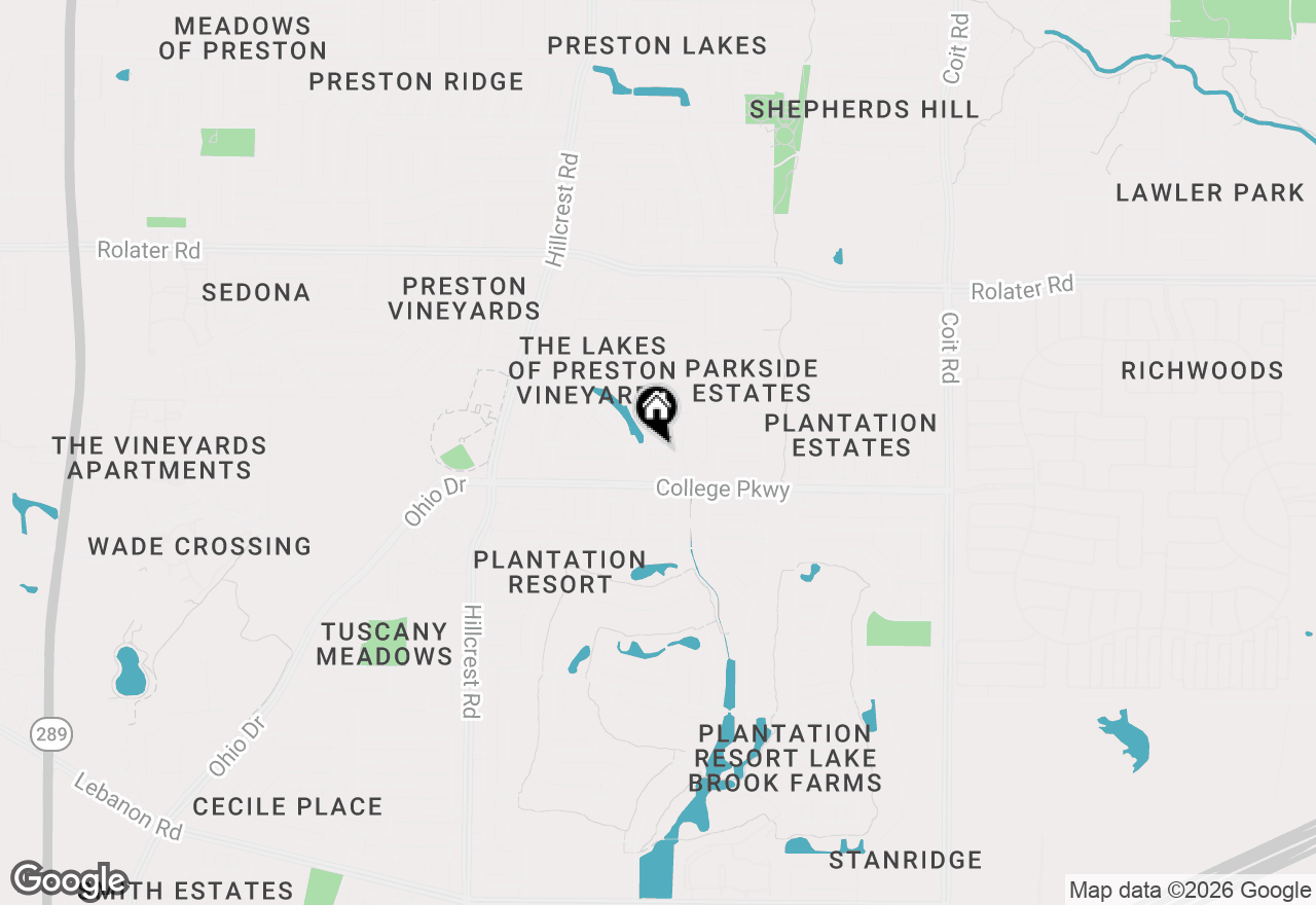 Map of 11379 Lockshire Drive, Frisco, TX 75035
