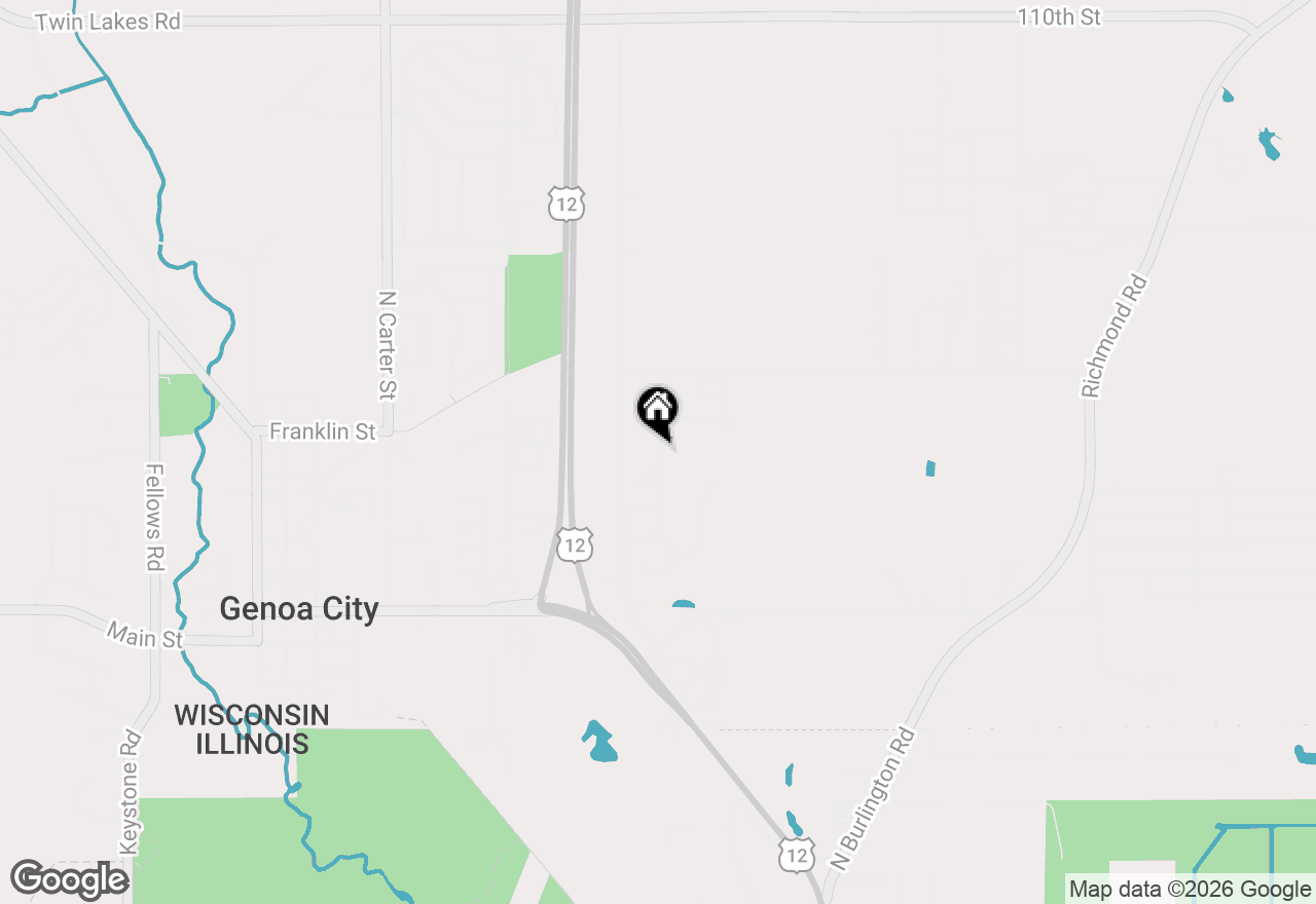 Map of 407 Parker Dr #C, Genoa City, WI 53128