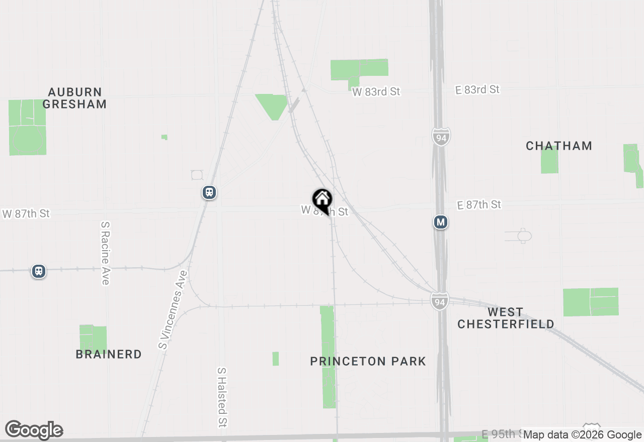 Map of 8723 S Eggleston Avenue, Chicago, IL 60620