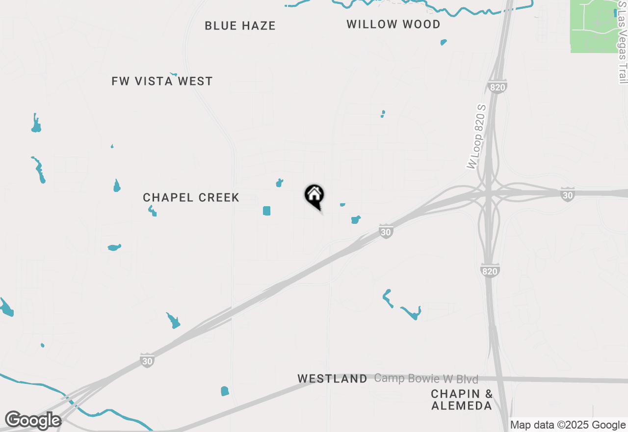 Map of 2637 Clear Root Circle, Fort Worth, TX 76108