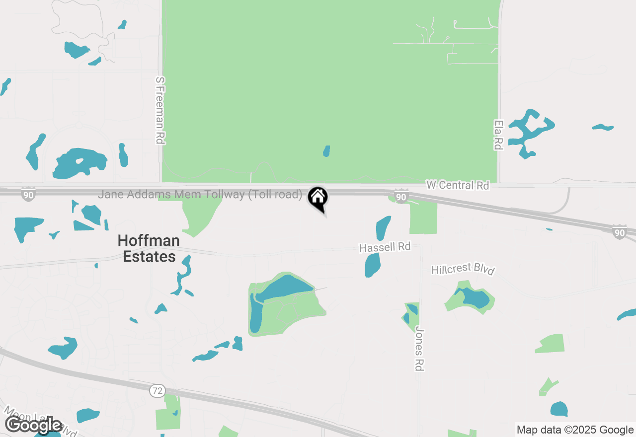 Map of 1160 Nottingham Lane, Hoffman Estates, IL 60169