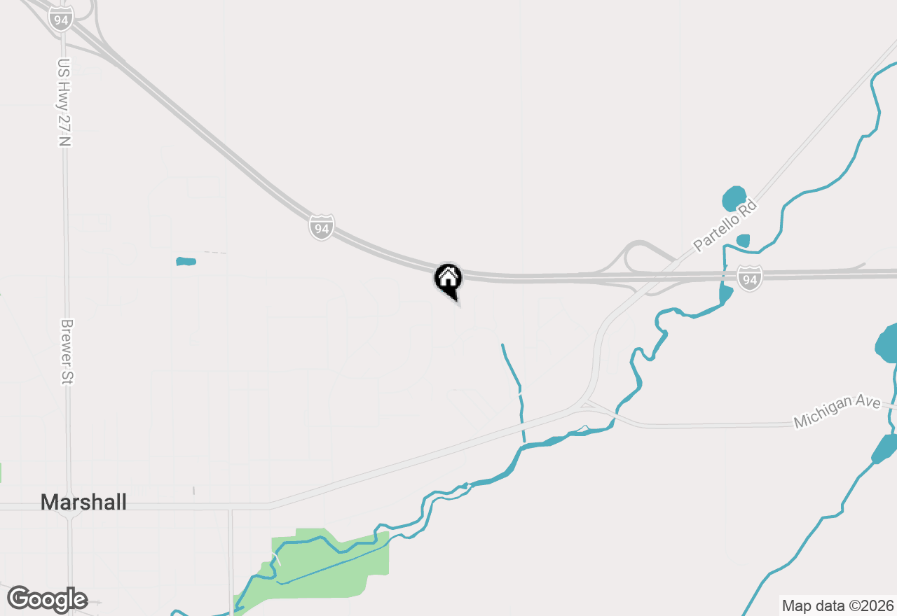 Map of 1215 Colgrove, Marshall, MI 49068