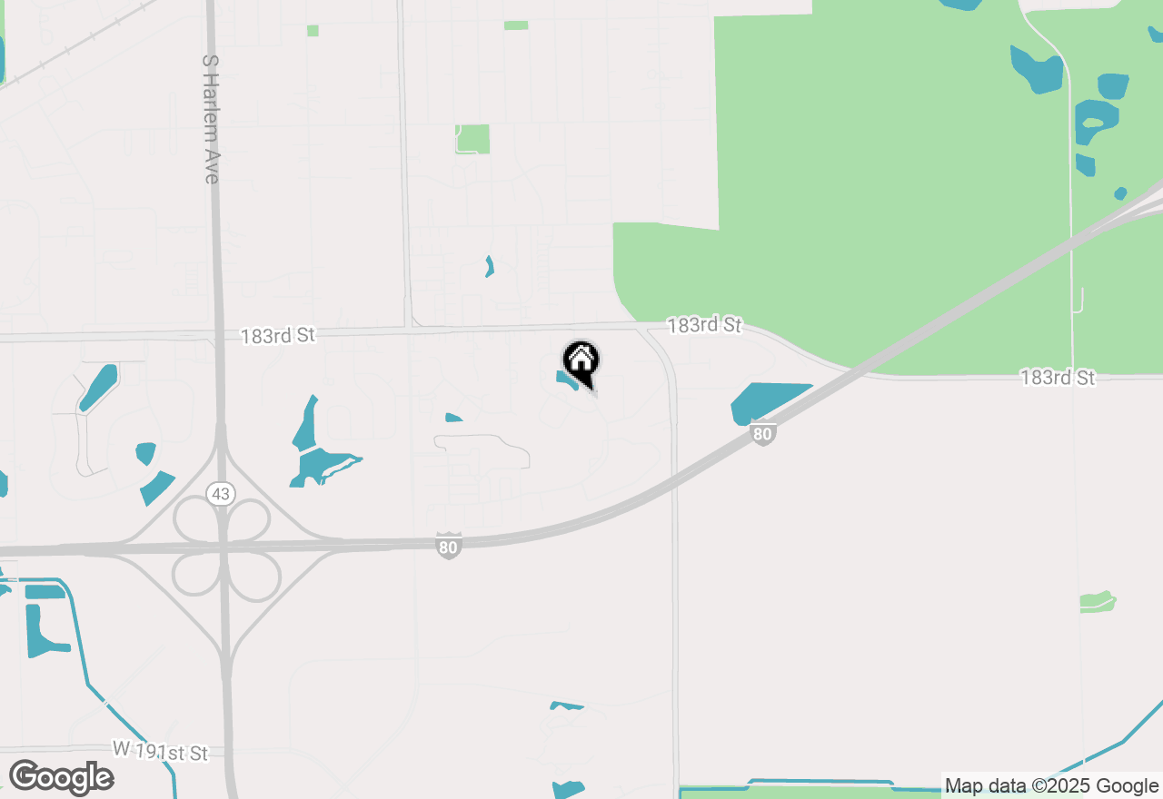 Map of 18414 Pine Lake Drive, Tinley Park, IL 60477