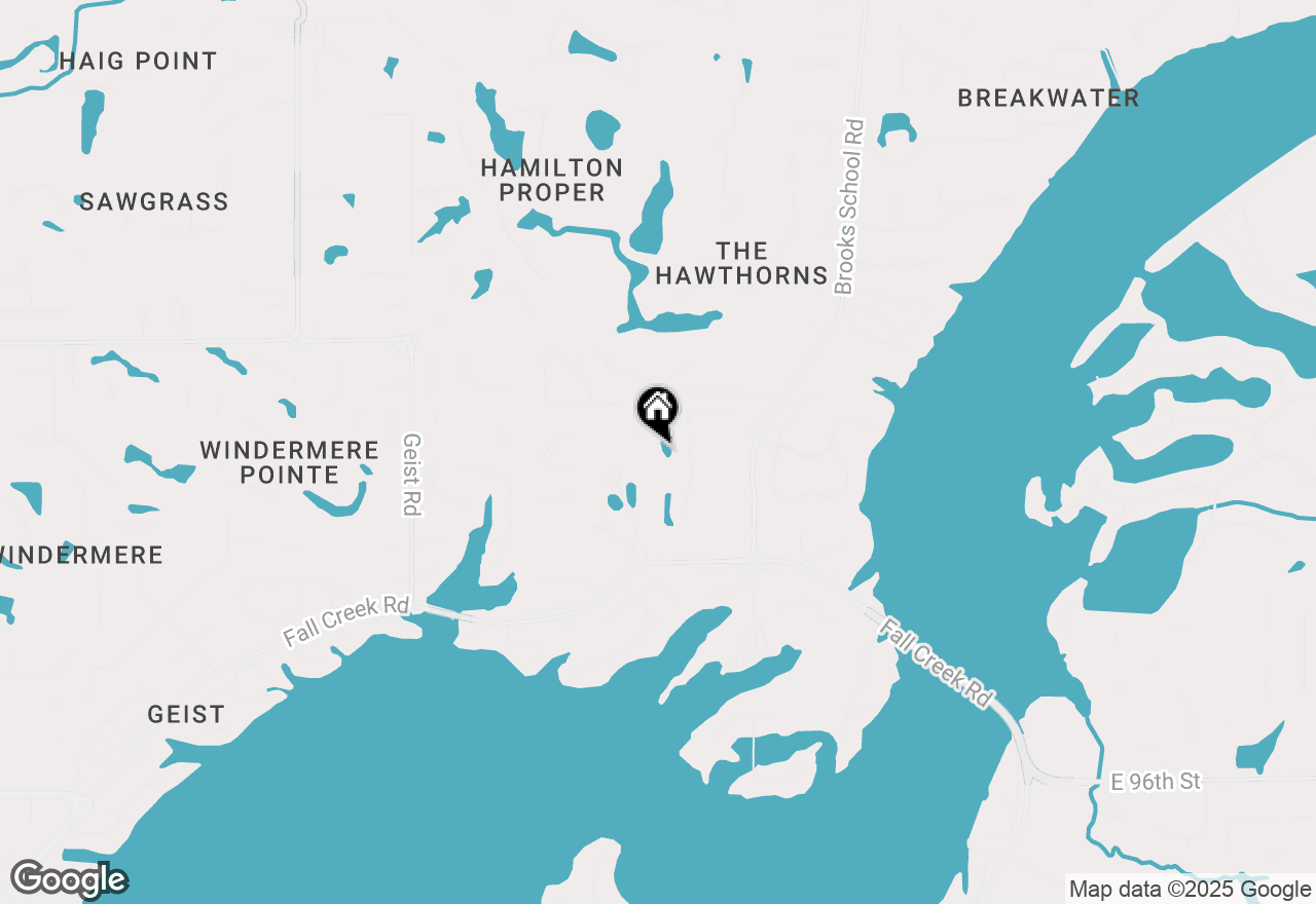 Map of 10287 Hatherley Way, Fishers, IN 46037