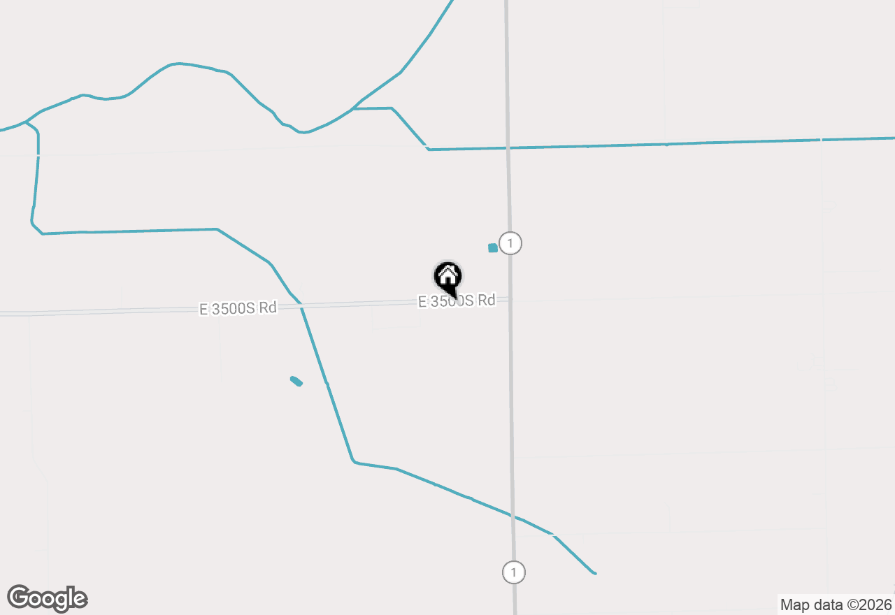 Map of 7302 E 3500s Road, St. Anne, IL 60964