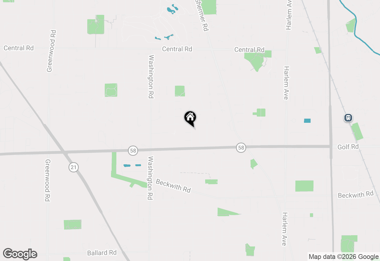 Map of 2506 Allison Court, Glenview, IL 60025