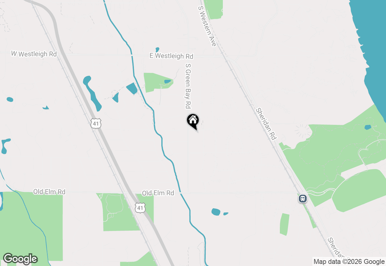 Map of 433 Greenwood Avenue, Lake Forest, IL 60045