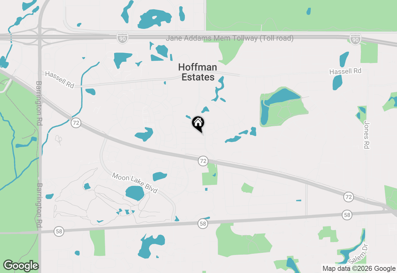 Map of 1722 Fayette Walk #E, Hoffman Estates, IL 60169