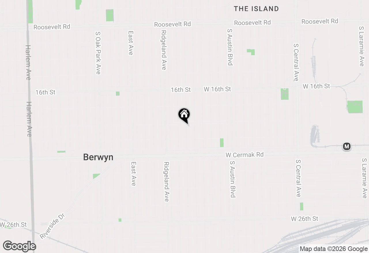 Map of (Address confidential), Berwyn, Illinois 60402