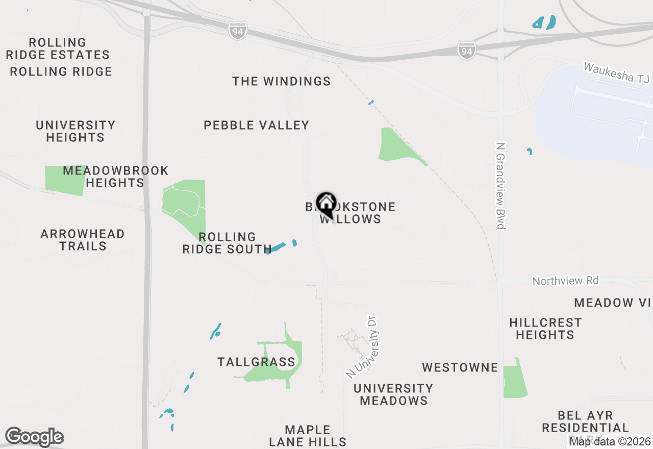 Map of 2328 Brookstone Ln, Waukesha, WI 53188