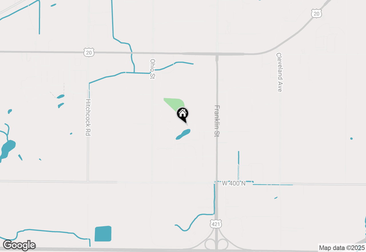 Map of 606 Southwind Drive, Michigan City, IN 46360