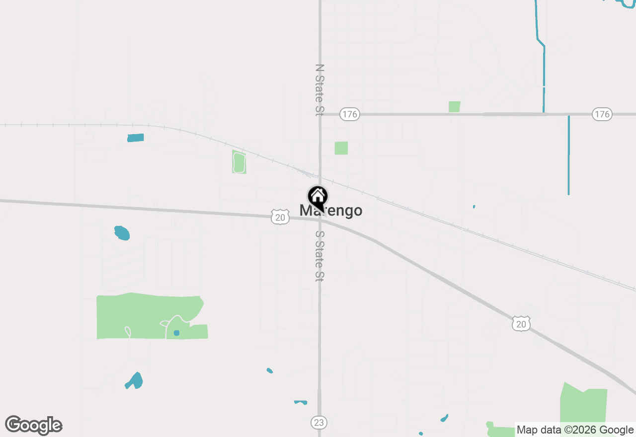 Map of 228 S State Street, Marengo, IL 60152