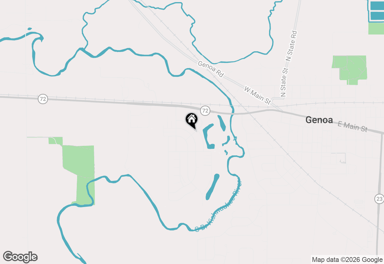 Map of 216 Winding Trail, Genoa, IL 60135