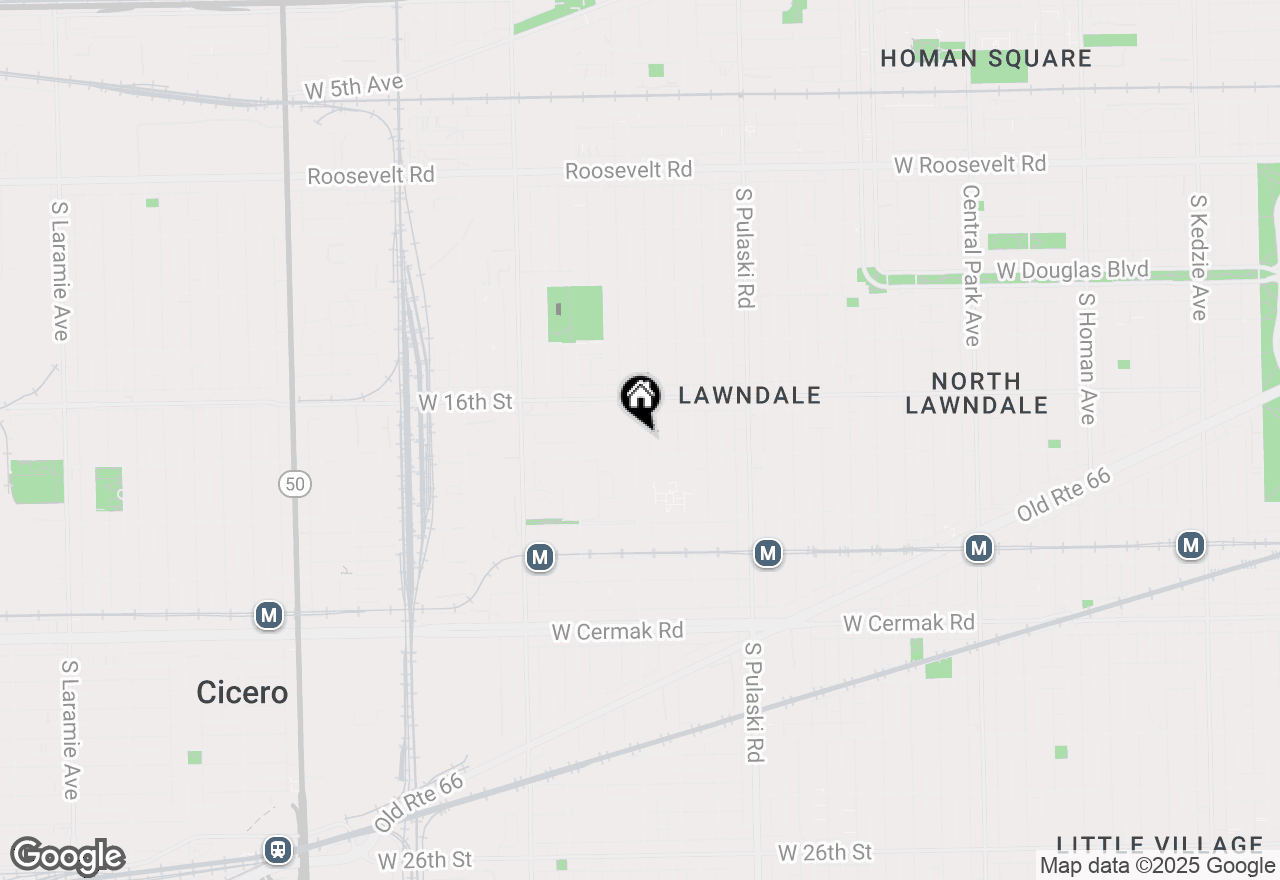 Map of 1645 S Keeler Avenue, Chicago, IL 60623