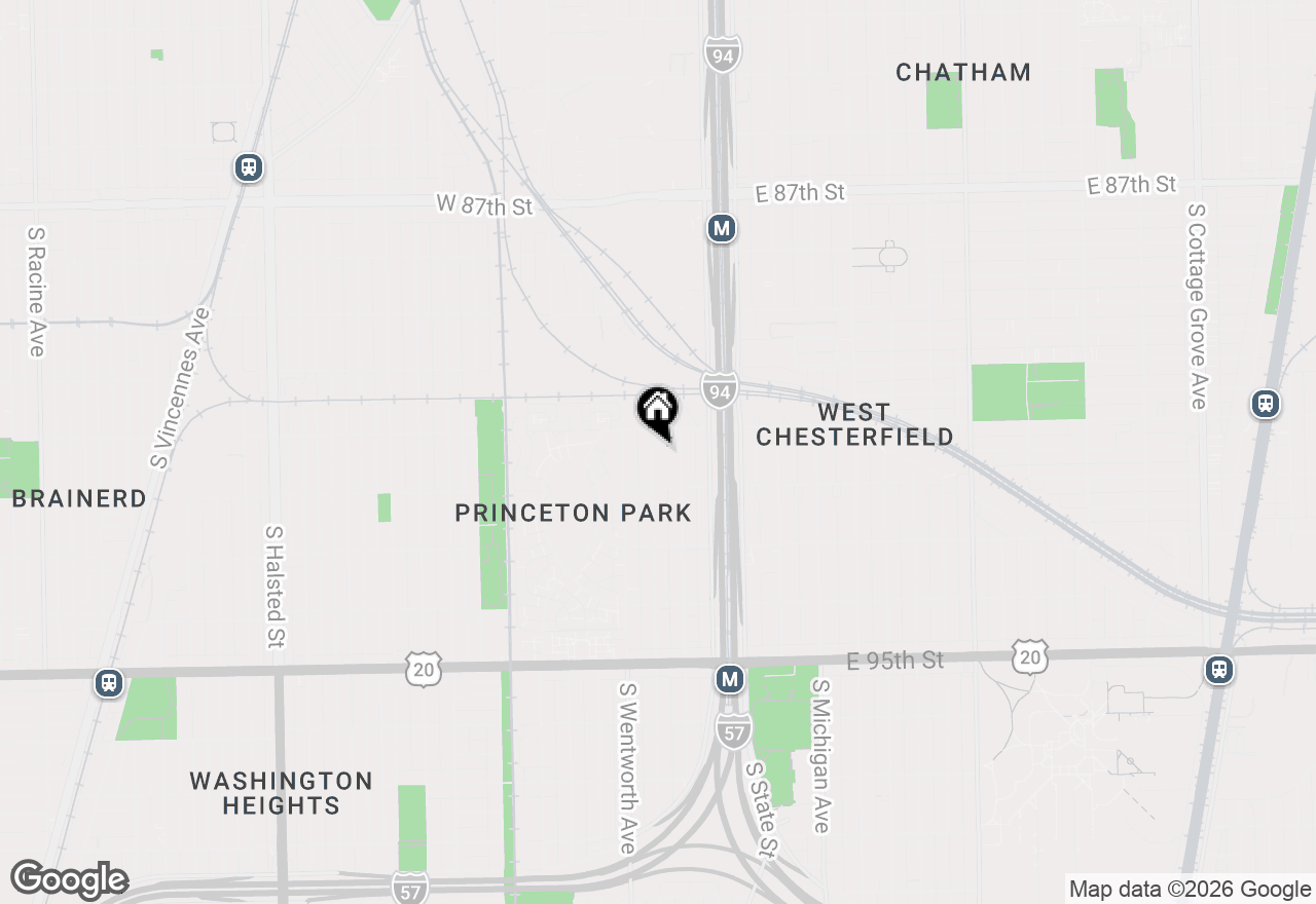 Map of 9123 S La Salle Street, Chicago, IL 60620