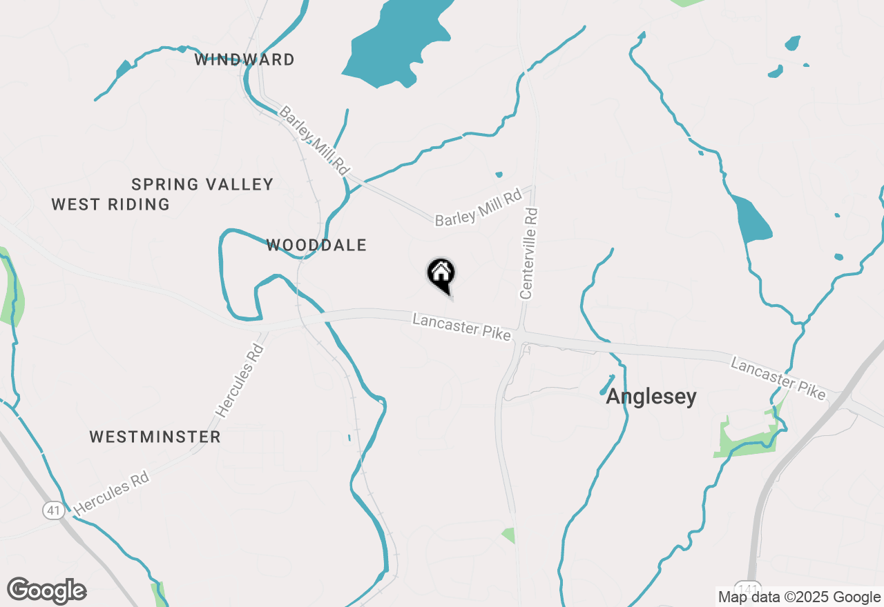 Map of 4 Hampton Way, Wilmington, DE 19807