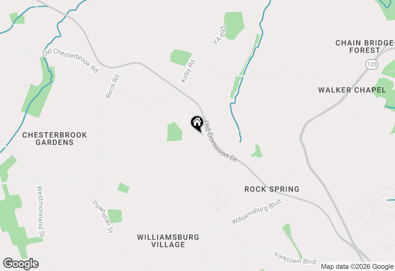 Map of 6217 Park Road, Mclean, VA 22101