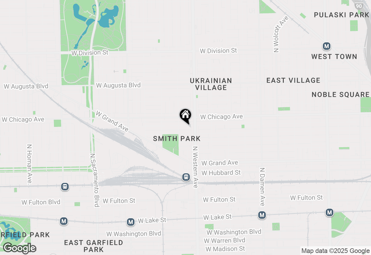 Map of 2435 W Superior Street, Chicago, IL 60612