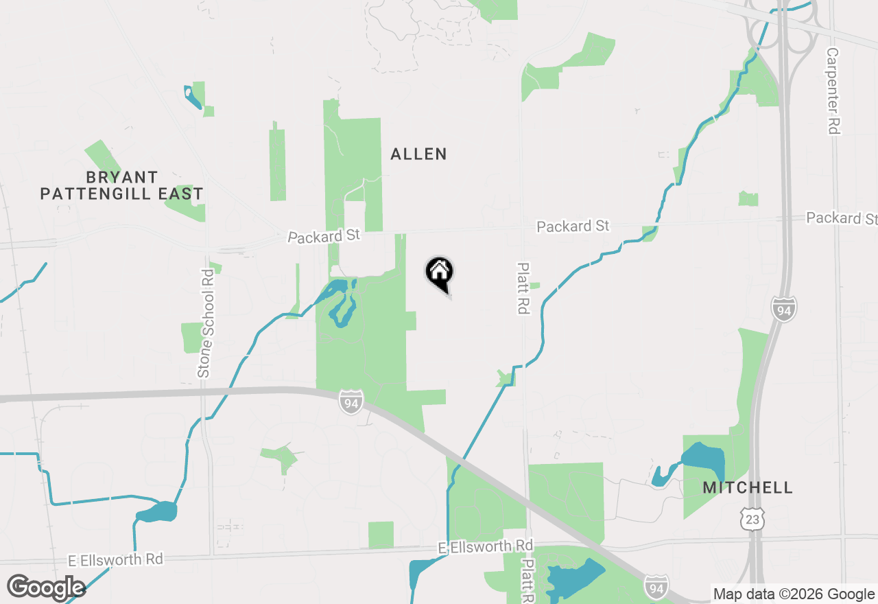 Map of 3224 Mc Comb Street, Ann Arbor, MI 48108