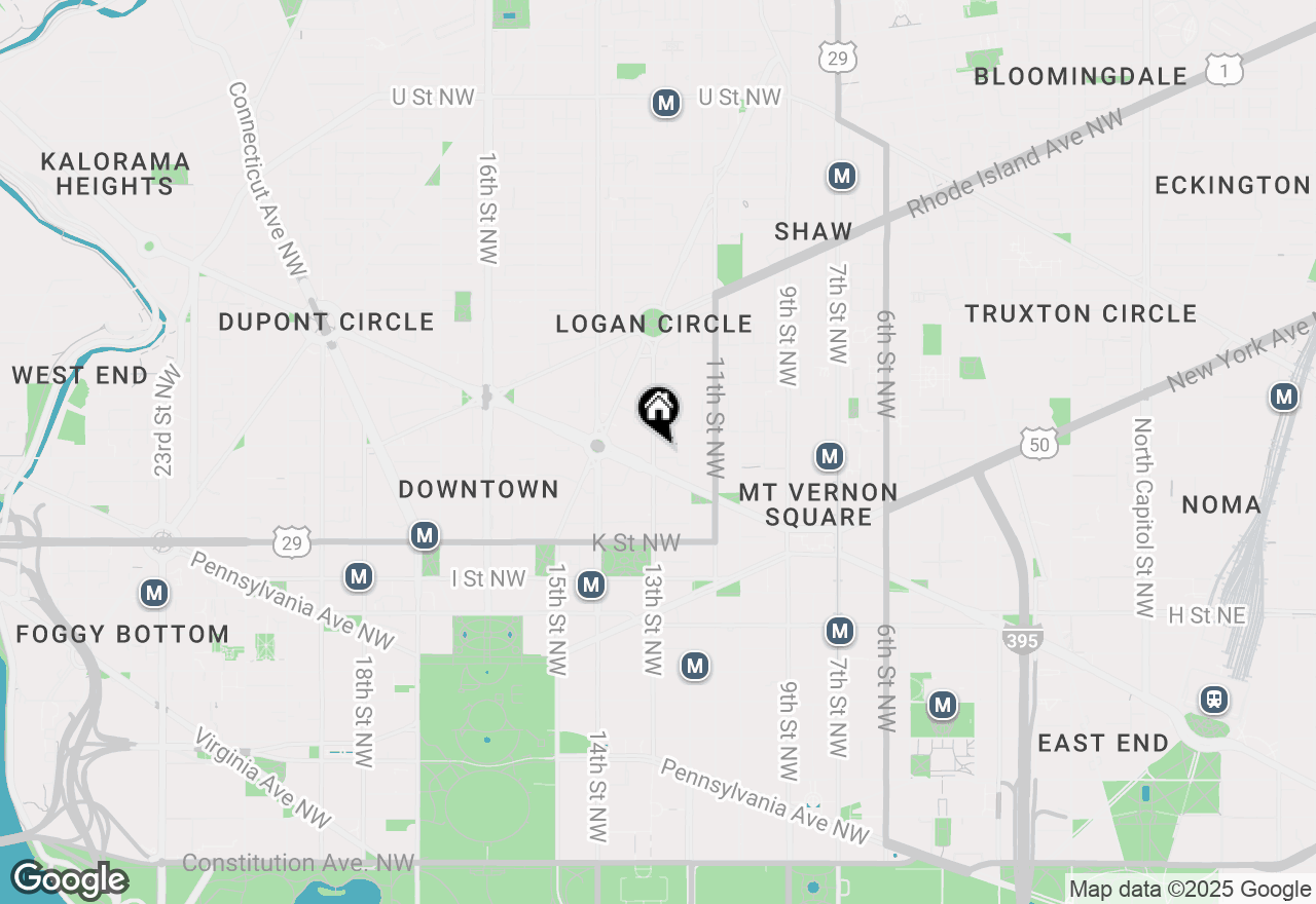 Map of 1133 13th Street Nw #704, Washington, DC 20005