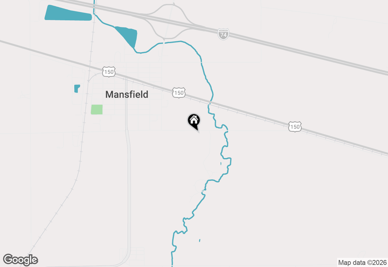 Map of 426 E Newton Street, Mansfield, IL 61854