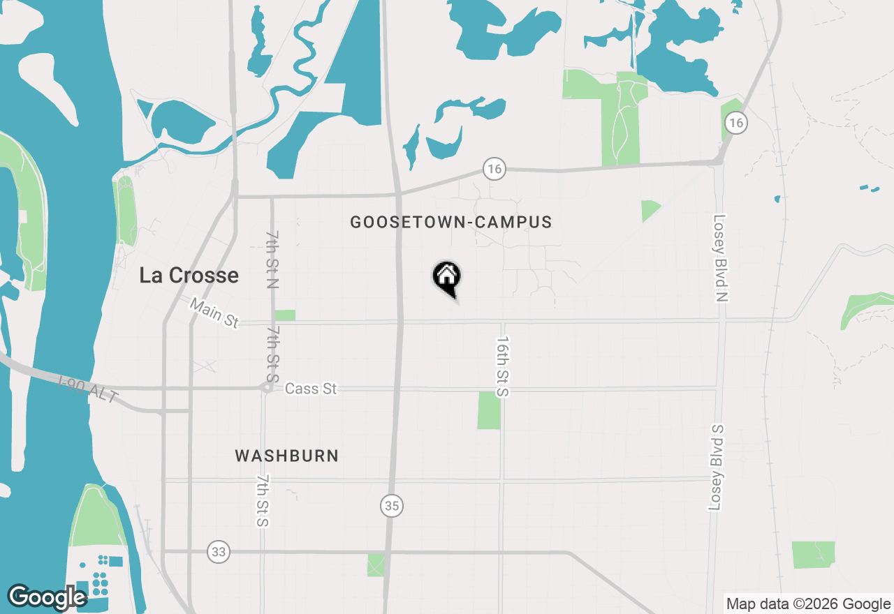 Map of 119 14th St N #123, La Crosse, WI 54601