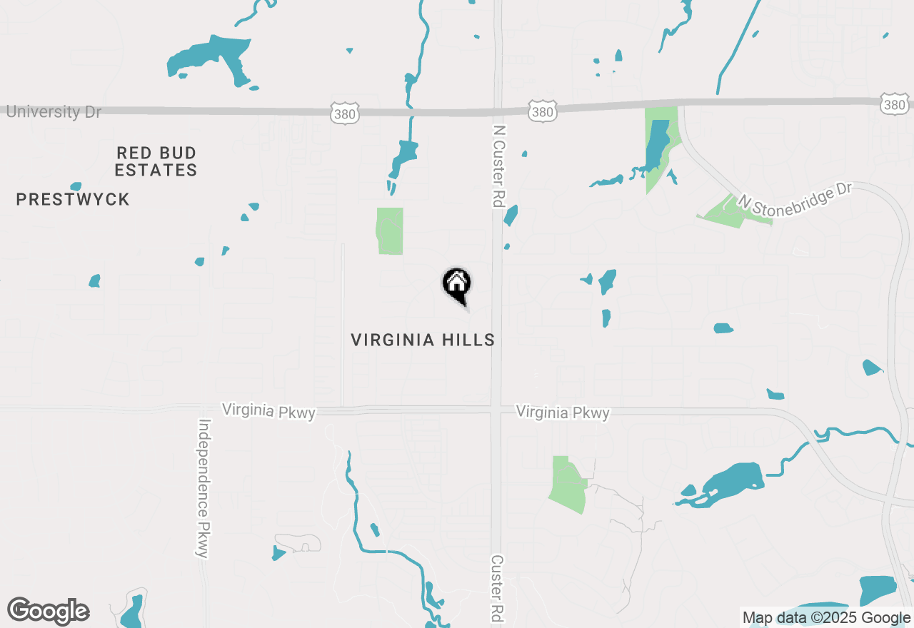 Map of 9112 Manassas Ridge, Mckinney, TX 75071