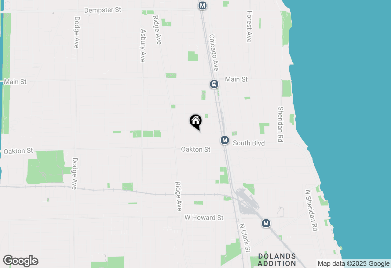 Map of 544 Sherman Avenue, Evanston, IL 60202