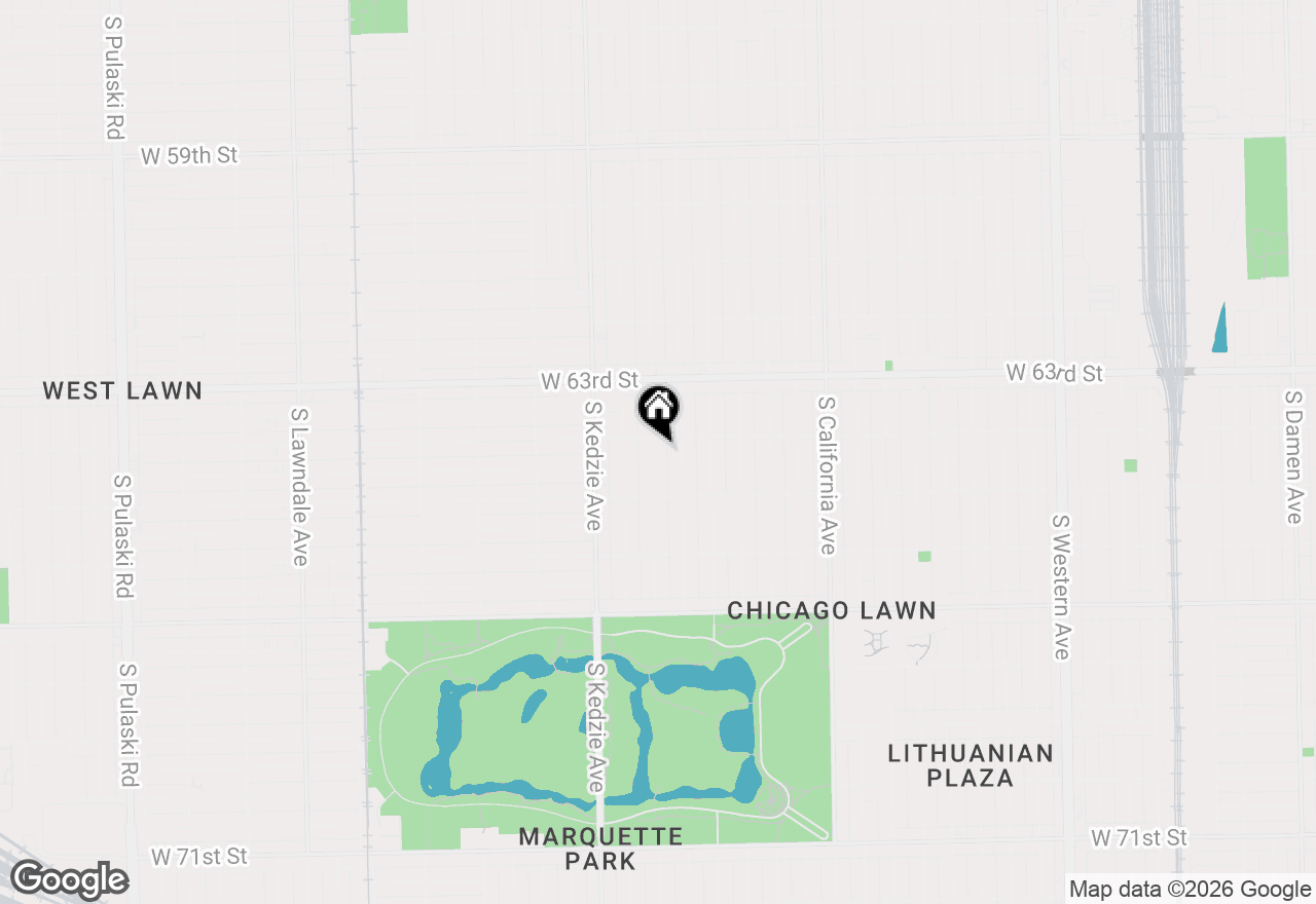 Map of 6409 S Albany Avenue, Chicago, IL 60629
