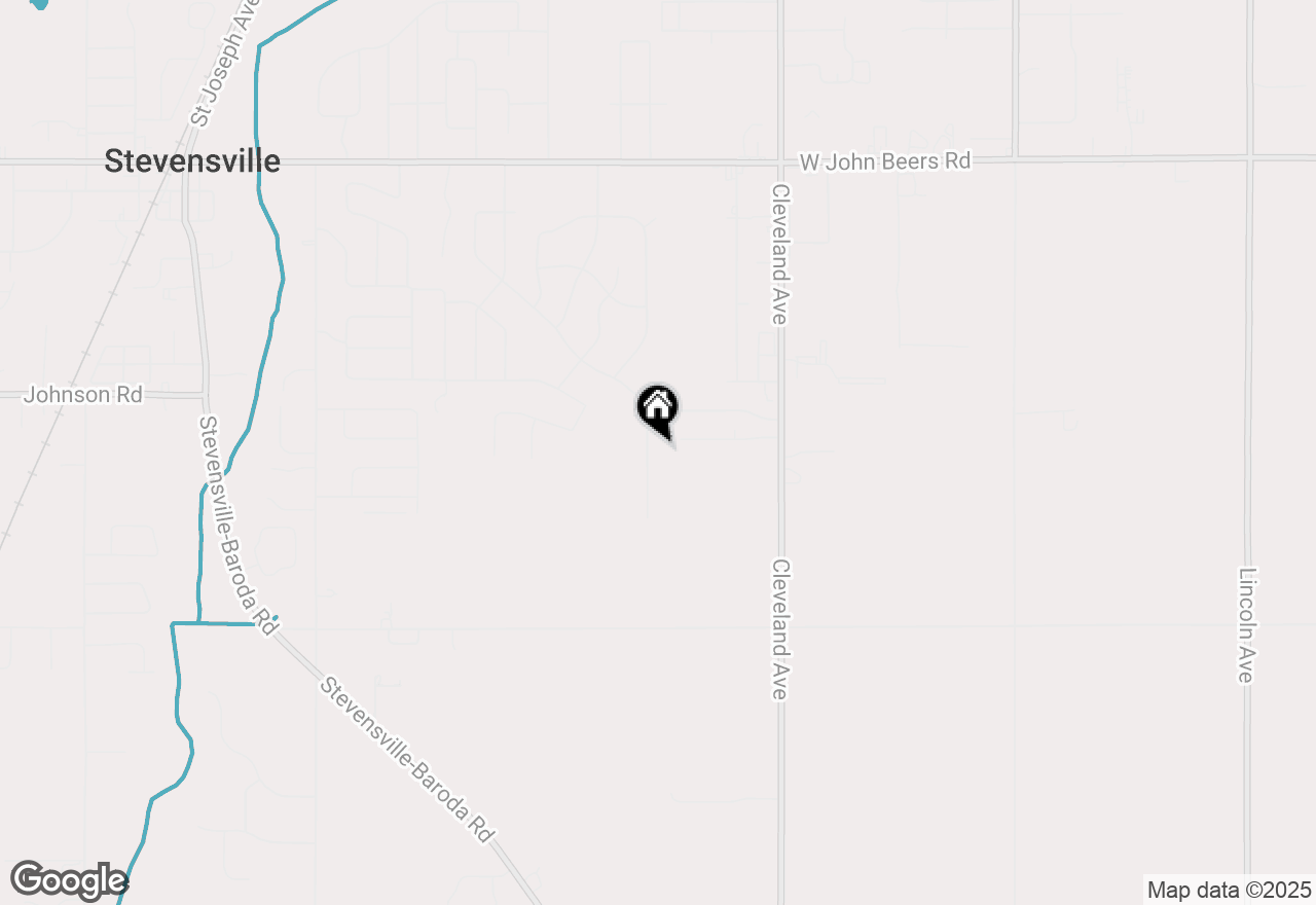Map of 6199 Comiskey Road, Stevensville, MI 49127
