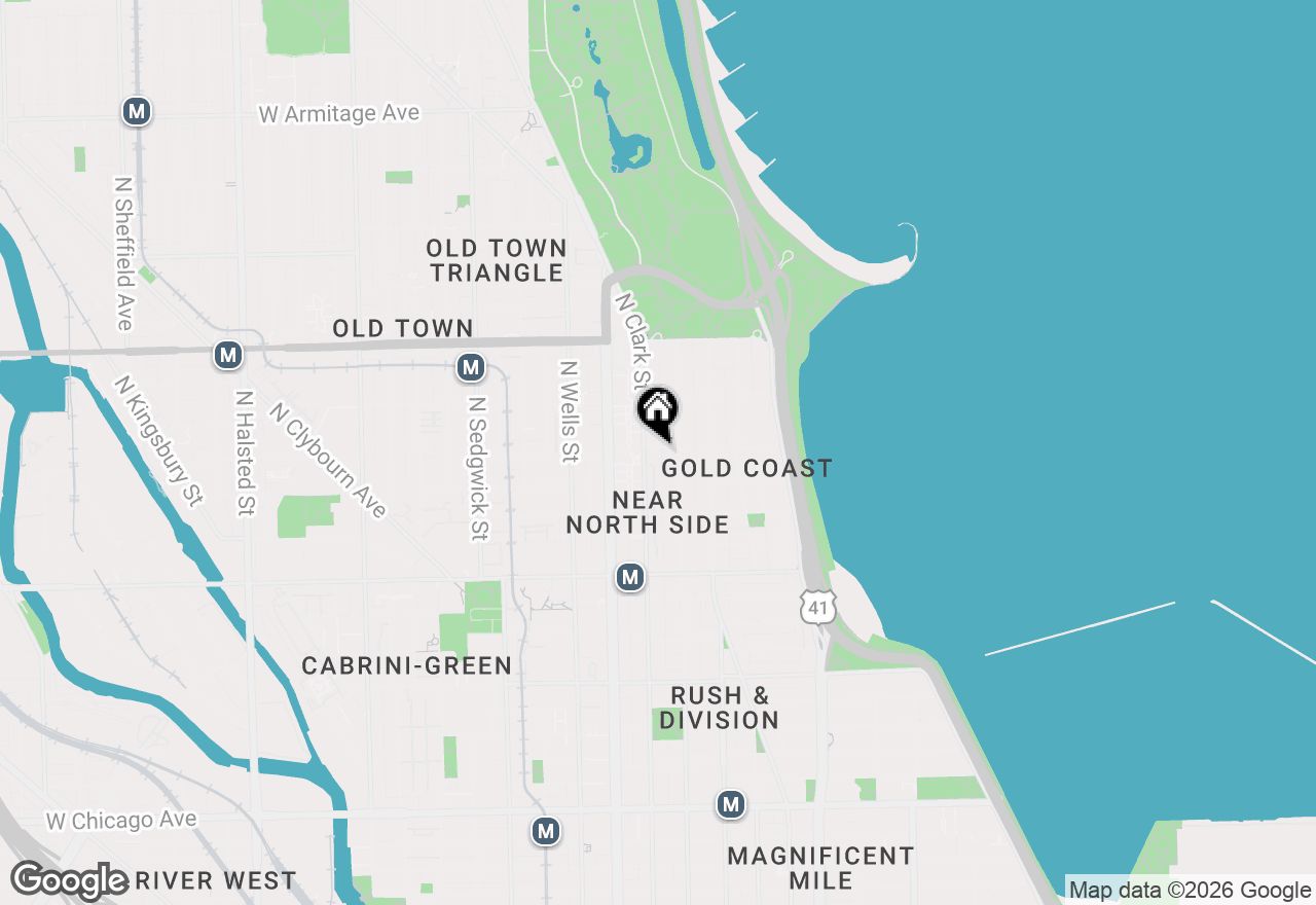 Map of 55 W Schiller Street, Chicago, IL 60610