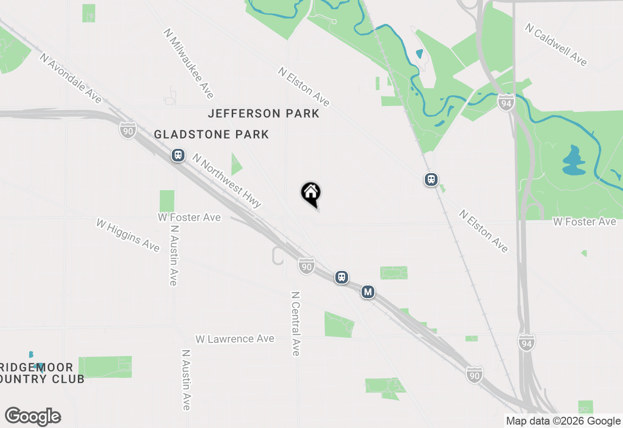 Map of 5484 W Gettysburg Street, Chicago, IL 60630