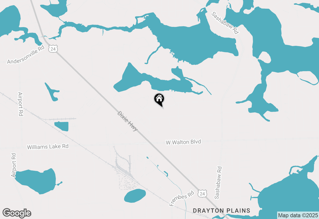 Map of 4793 Midland Avenue, Waterford, MI 48329