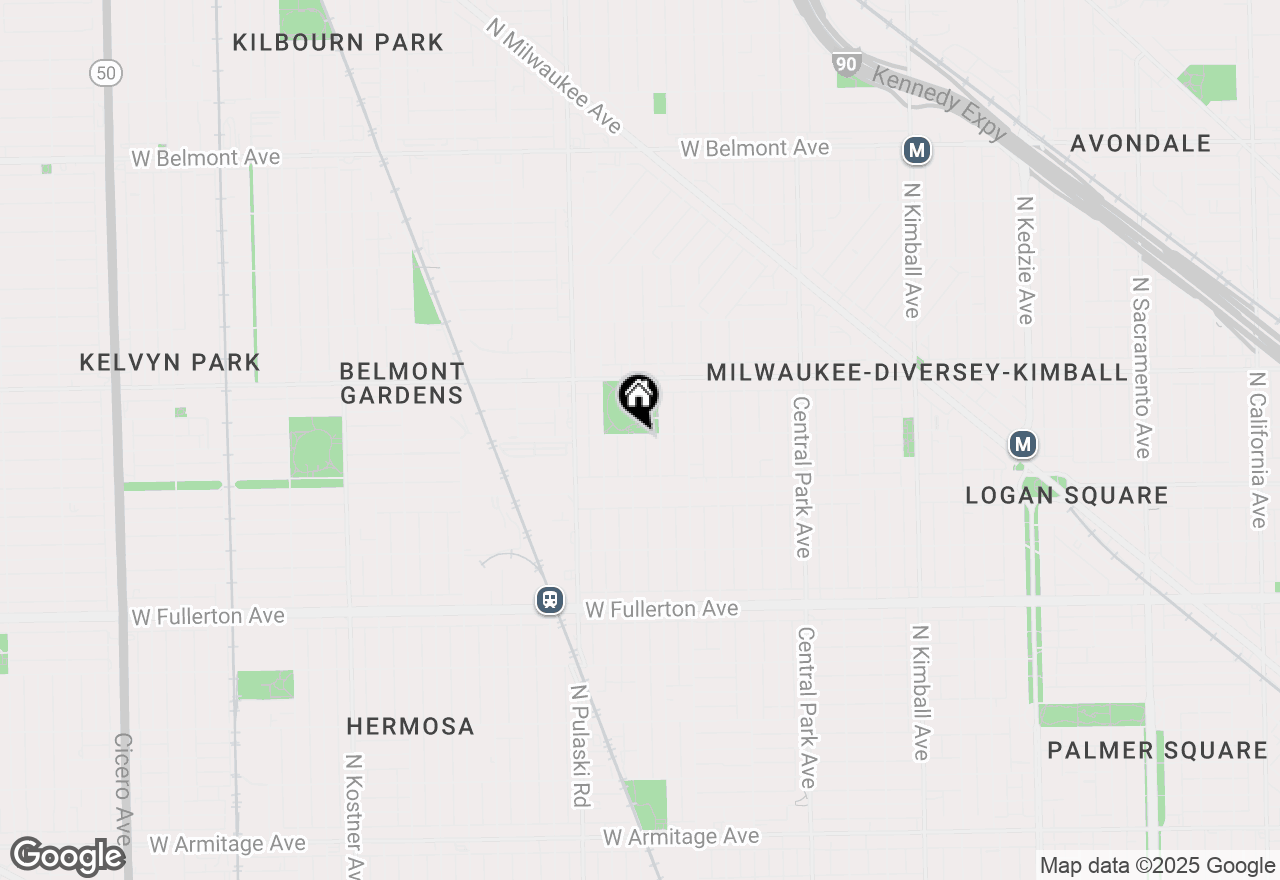Map of 2659 N Springfield Avenue #2, Chicago, IL 60647