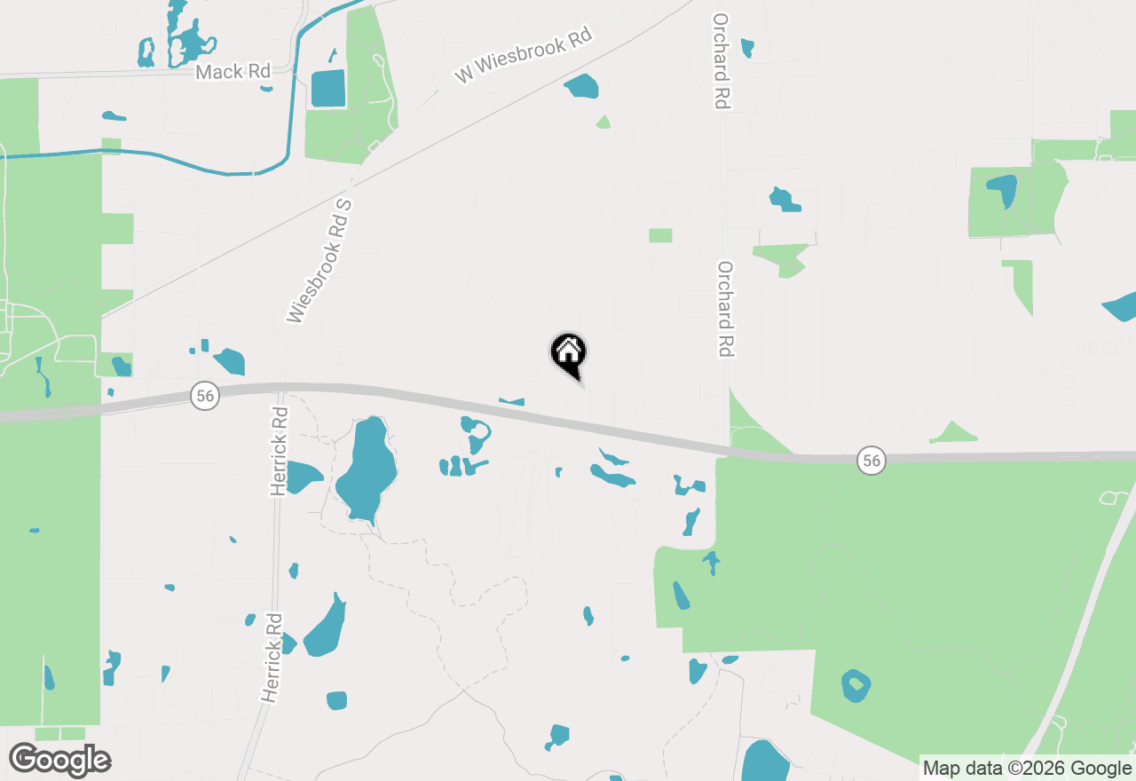 Map of 2S671 Arrowhead Drive, Wheaton, IL 60189