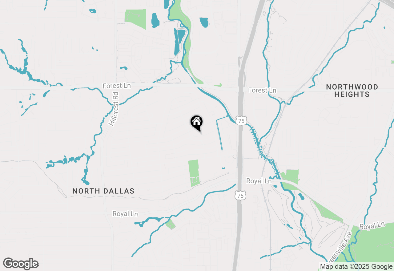 Map of 7720 Idlewood Lane, Dallas, TX 75230